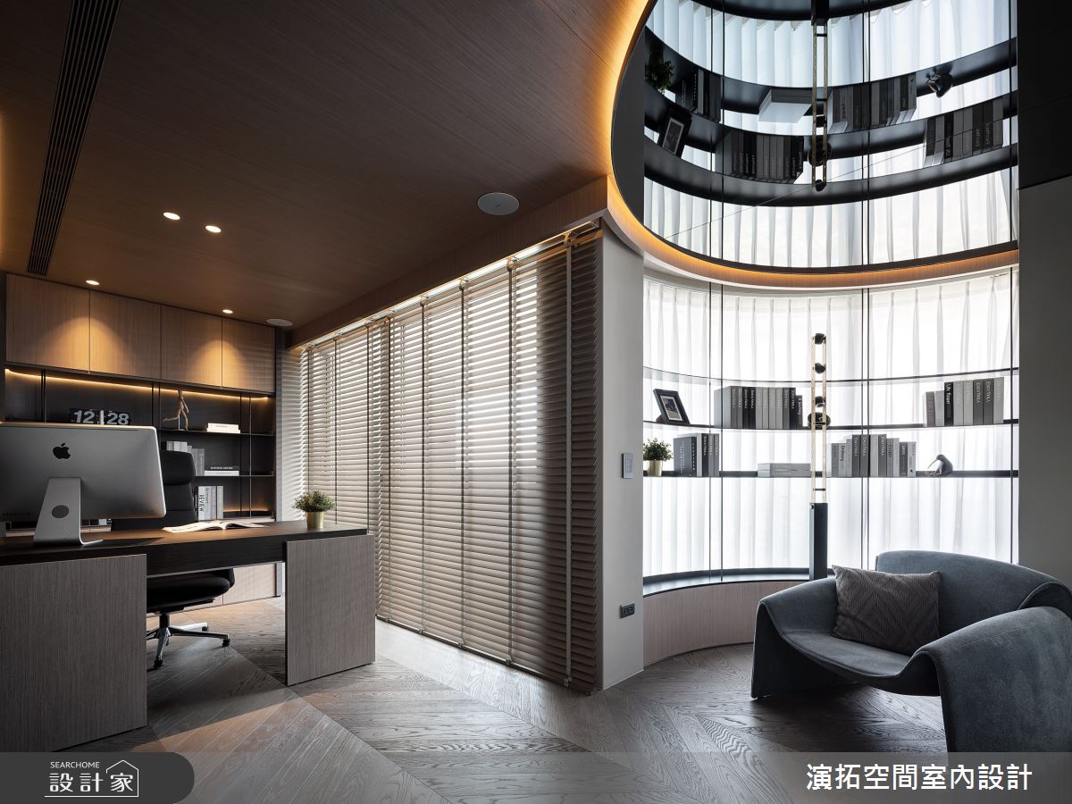 115坪新成屋(5年以下)＿現代風書房案例圖片＿演拓空間室內設計＿演拓_104之14
