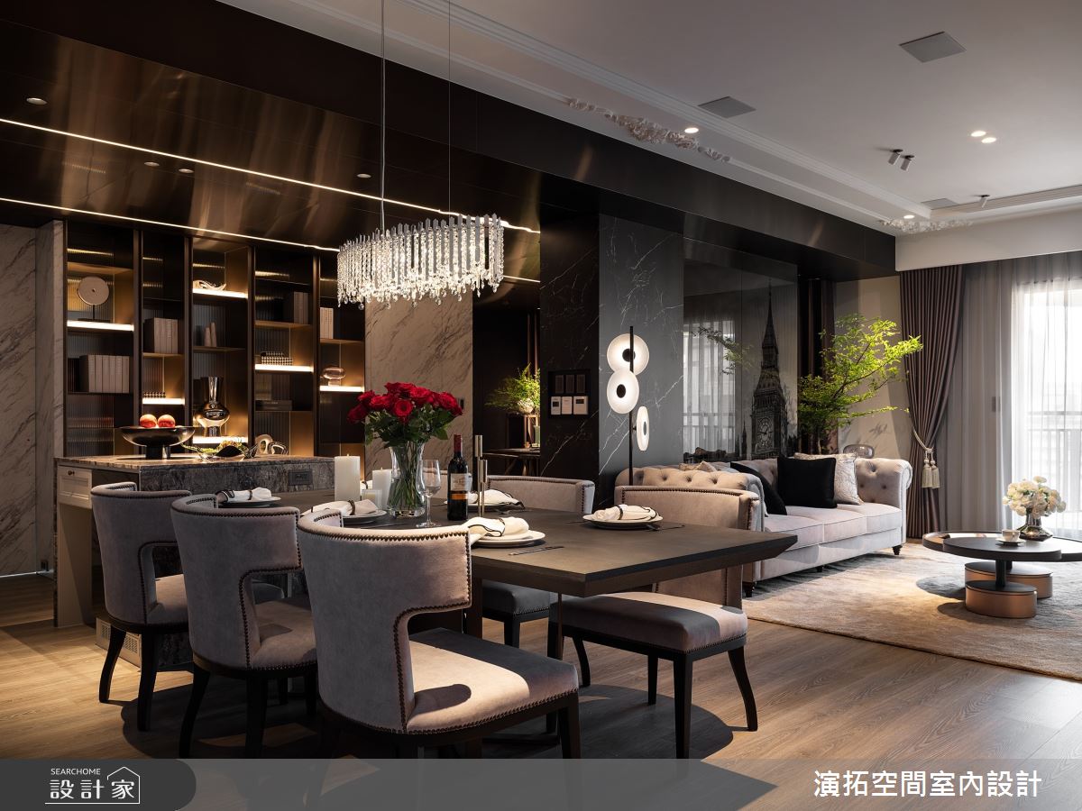 70坪新成屋(5年以下)＿現代風客廳餐廳案例圖片＿演拓空間室內設計＿演拓_106之1