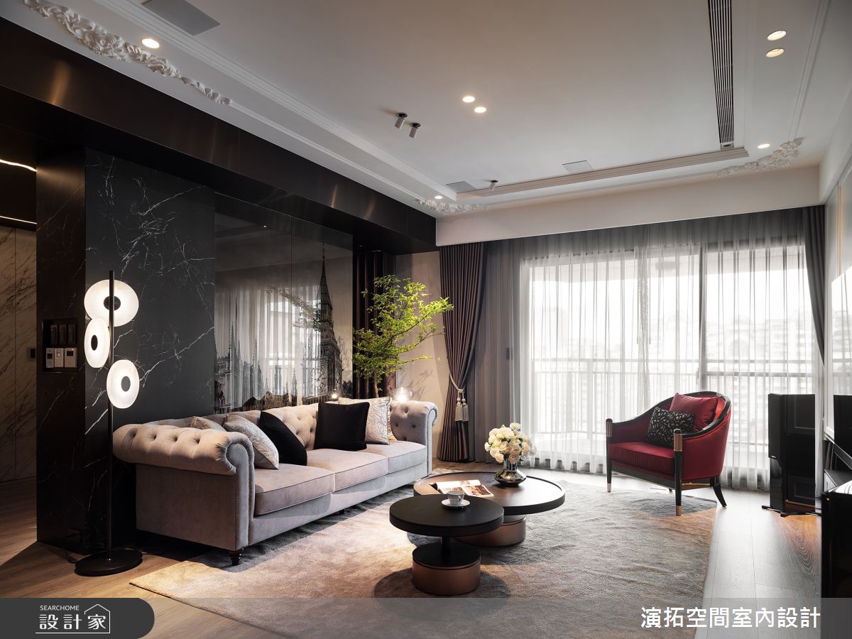 70坪新成屋(5年以下)＿現代風客廳案例圖片＿演拓空間室內設計＿演拓_106之5