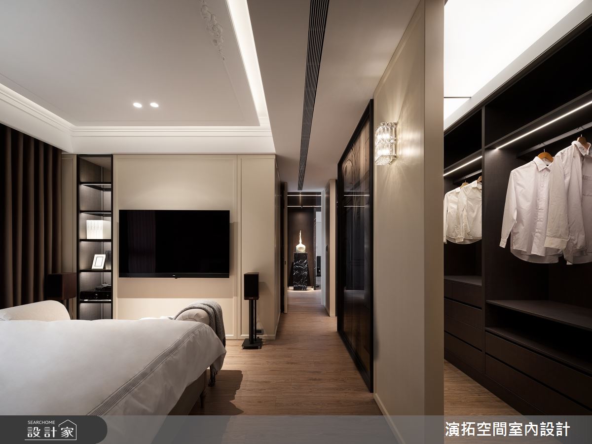 70坪新成屋(5年以下)＿現代風臥室更衣間案例圖片＿演拓空間室內設計＿演拓_106之16