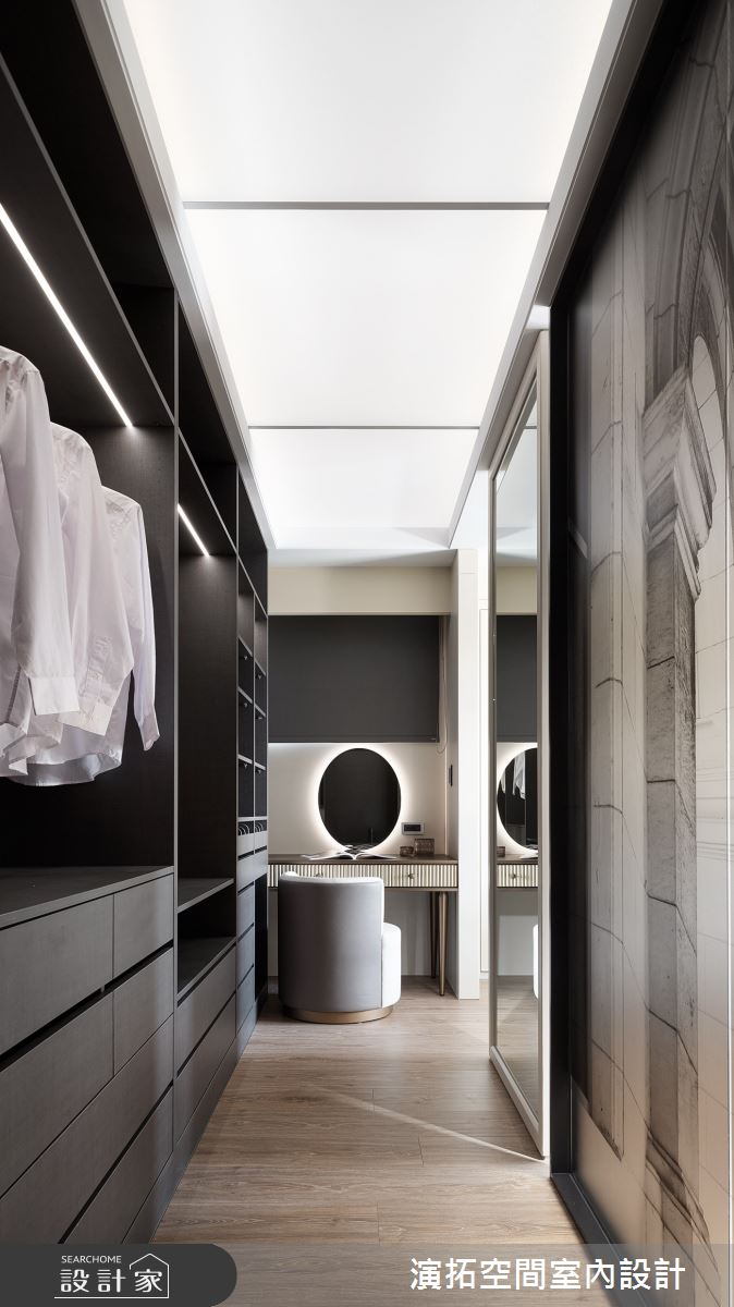 70坪新成屋(5年以下)＿現代風更衣間案例圖片＿演拓空間室內設計＿演拓_106之19