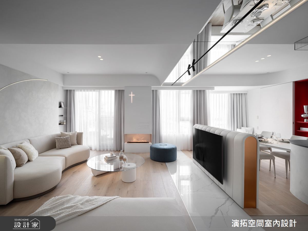 48坪新成屋(5年以下)＿現代風客廳餐廳案例圖片＿演拓空間室內設計＿演拓_108之5