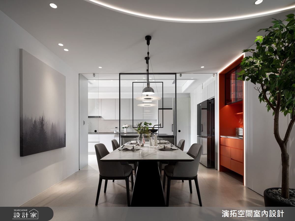 95坪毛胚屋＿混搭風餐廳廚房中島案例圖片＿演拓空間室內設計＿演拓_112之7