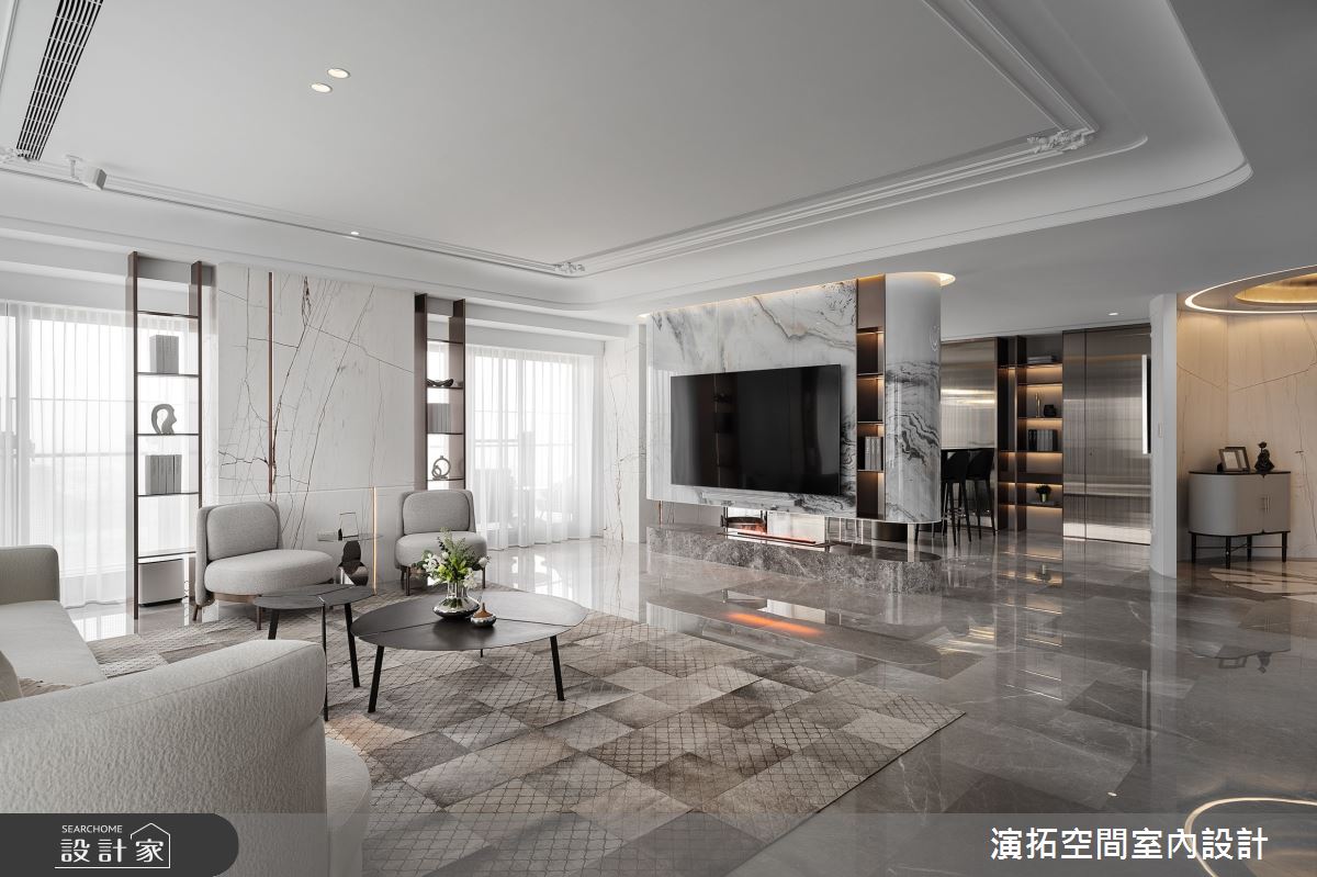153坪毛胚屋＿奢華風客廳案例圖片＿演拓空間室內設計＿演拓_113之2
