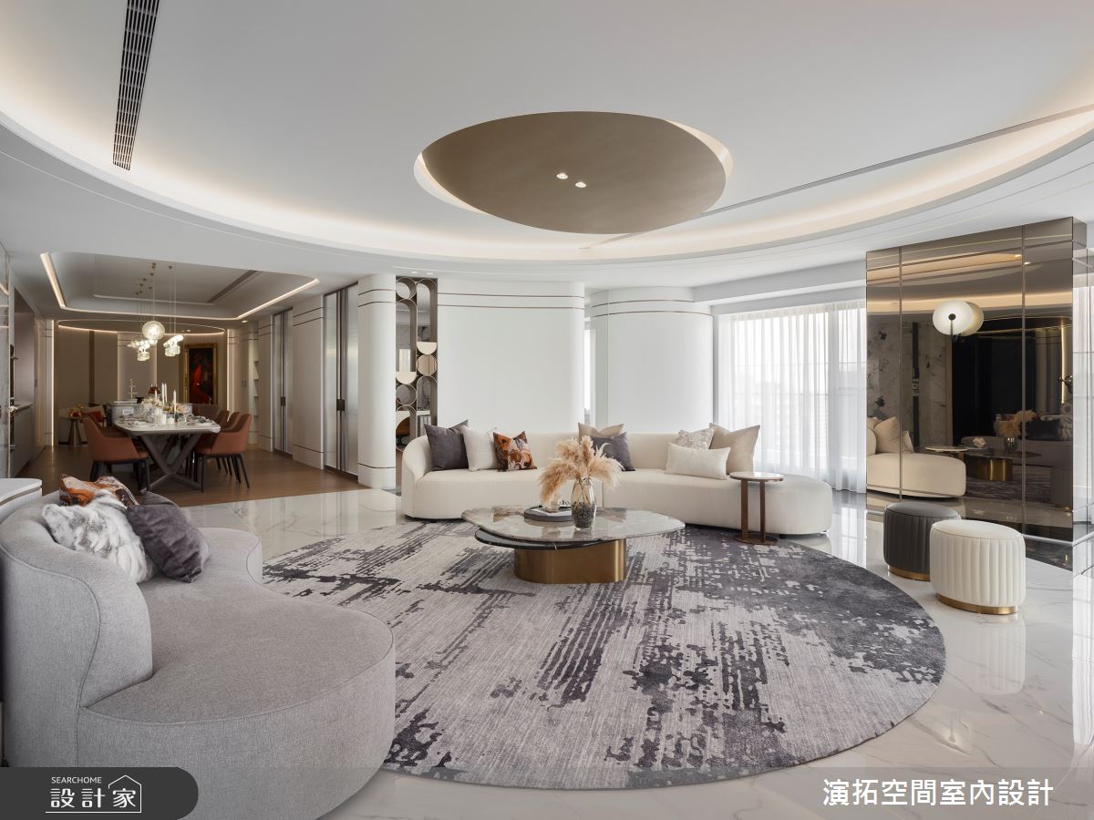 183坪毛胚屋＿現代奢華風客廳餐廳案例圖片＿演拓空間室內設計＿演拓_114之4