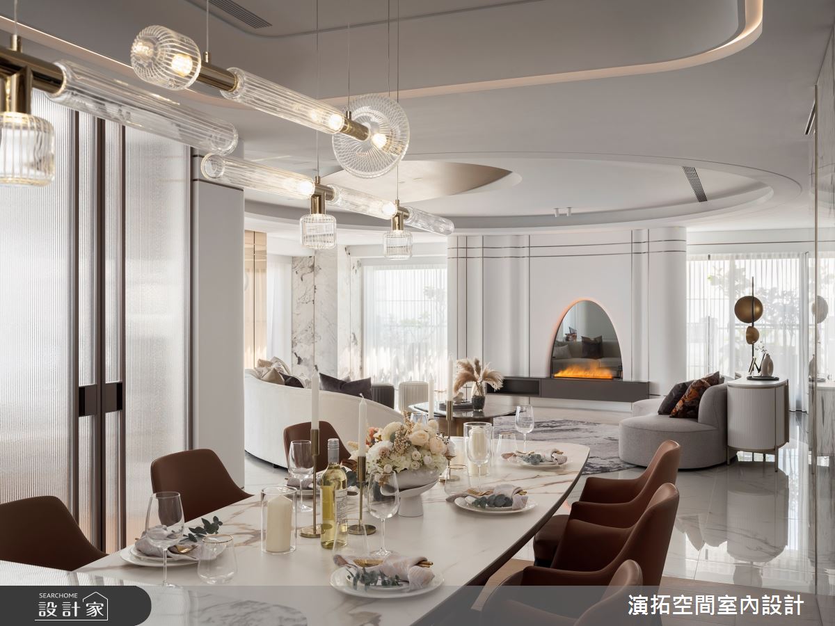 183坪毛胚屋＿現代奢華風客廳餐廳案例圖片＿演拓空間室內設計＿演拓_114之11