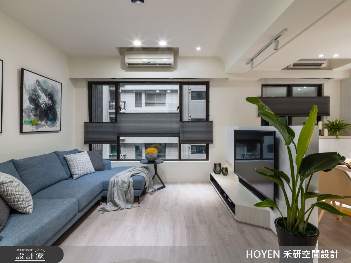 25坪中古屋(5~15年)＿現代風客廳案例圖片＿禾研空間設計＿禾研_01.愜意之1
