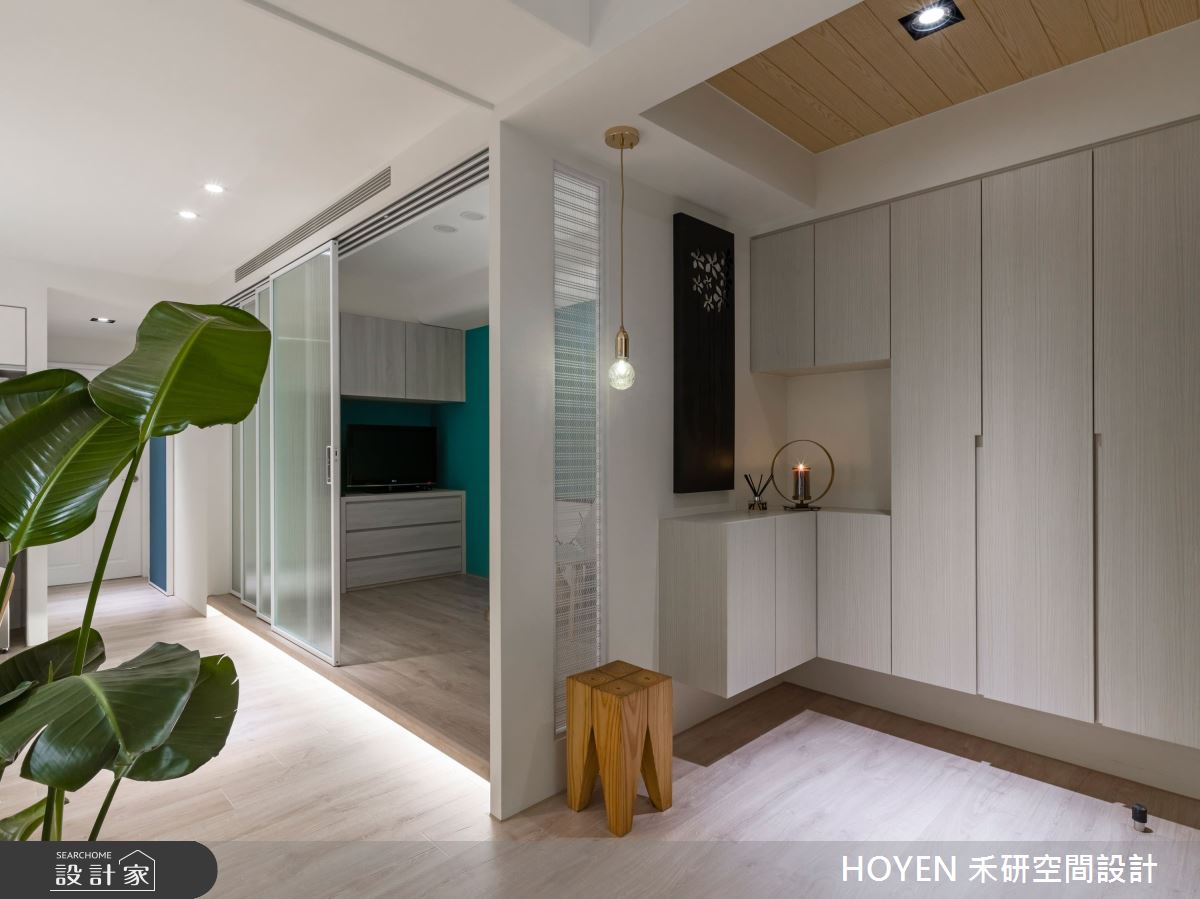 25坪中古屋(5~15年)＿現代風玄關案例圖片＿禾研空間設計＿禾研_01.愜意之6