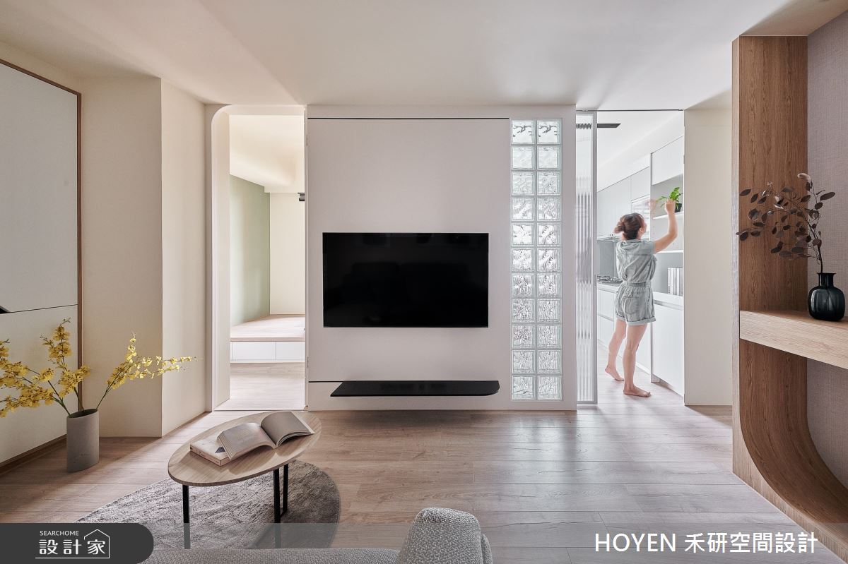 12坪新成屋(5年以下)＿北歐風客廳案例圖片＿禾研空間設計＿禾研_04.光引之1