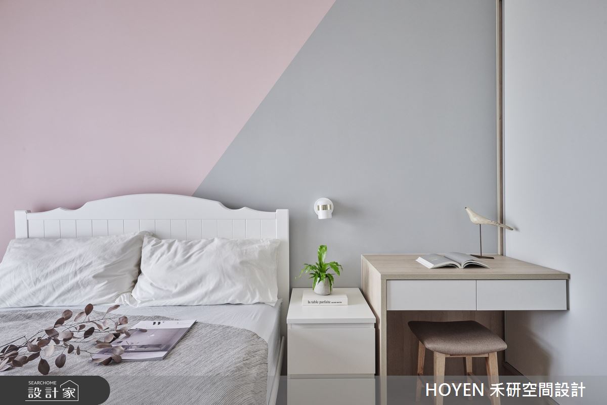 12坪新成屋(5年以下)＿北歐風臥室案例圖片＿禾研空間設計＿禾研_04.光引之11