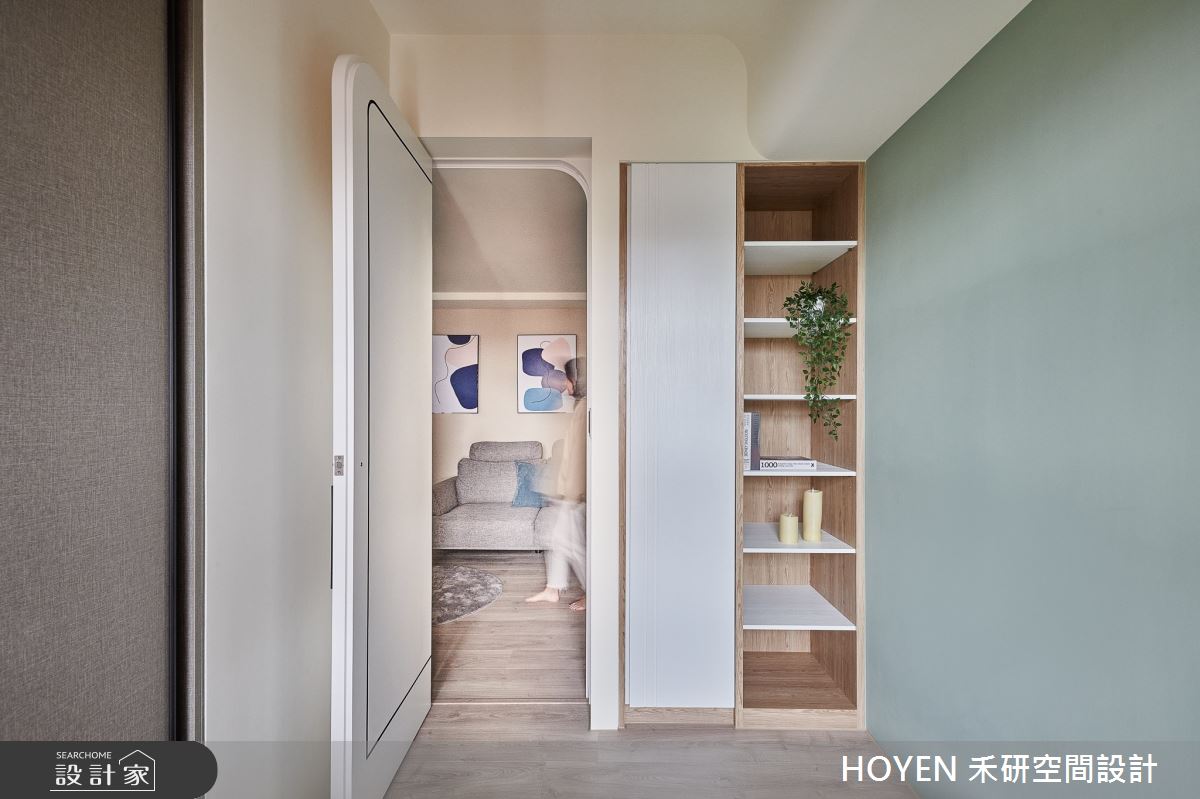 12坪新成屋(5年以下)＿北歐風臥室案例圖片＿禾研空間設計＿禾研_04.光引之12