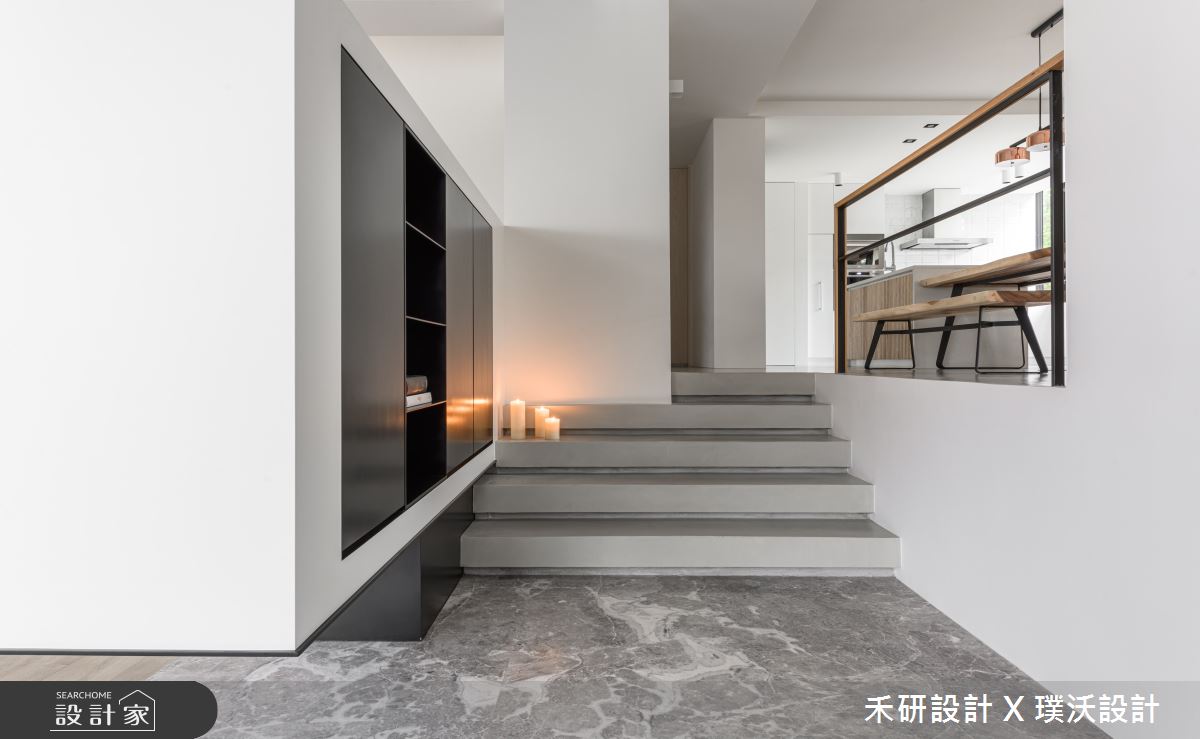 100坪中古屋(5~15年)＿現代風樓梯案例圖片＿禾研空間設計＿禾研_05.悠然之11