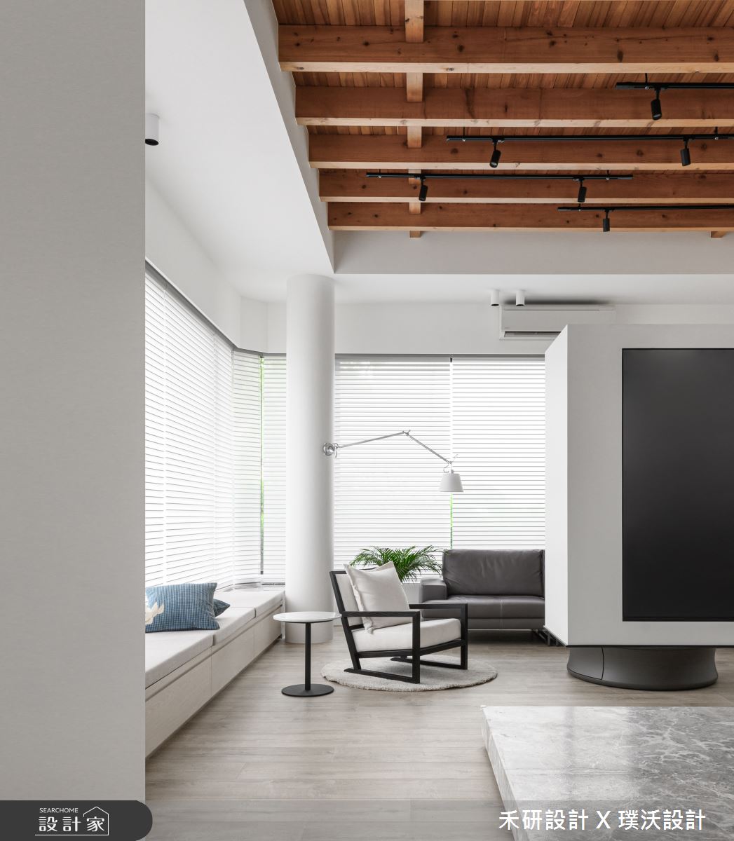 100坪中古屋(5~15年)＿現代風客廳案例圖片＿禾研空間設計＿禾研_05.悠然之15