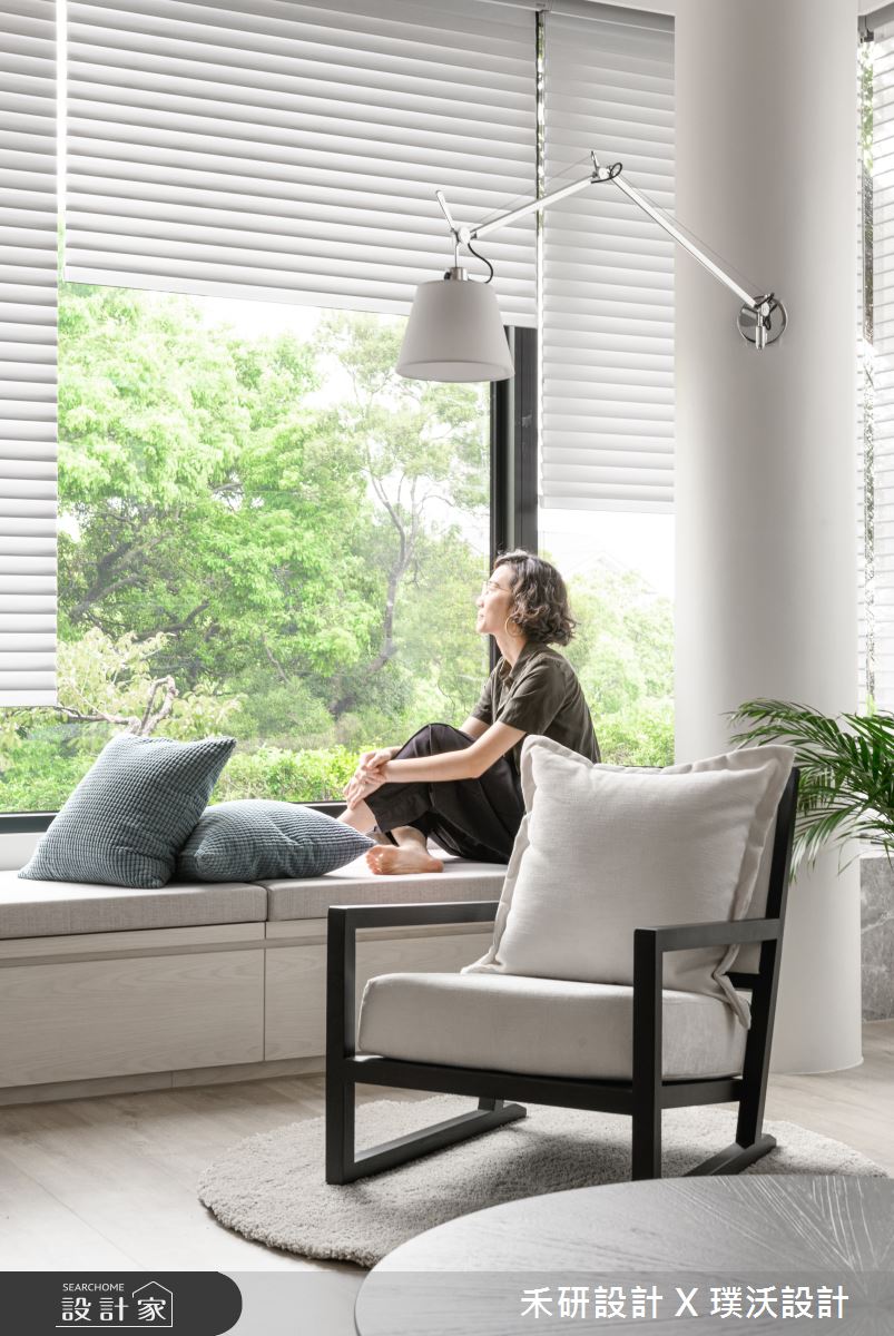 100坪中古屋(5~15年)＿現代風客廳臥榻案例圖片＿禾研空間設計＿禾研_05.悠然之18