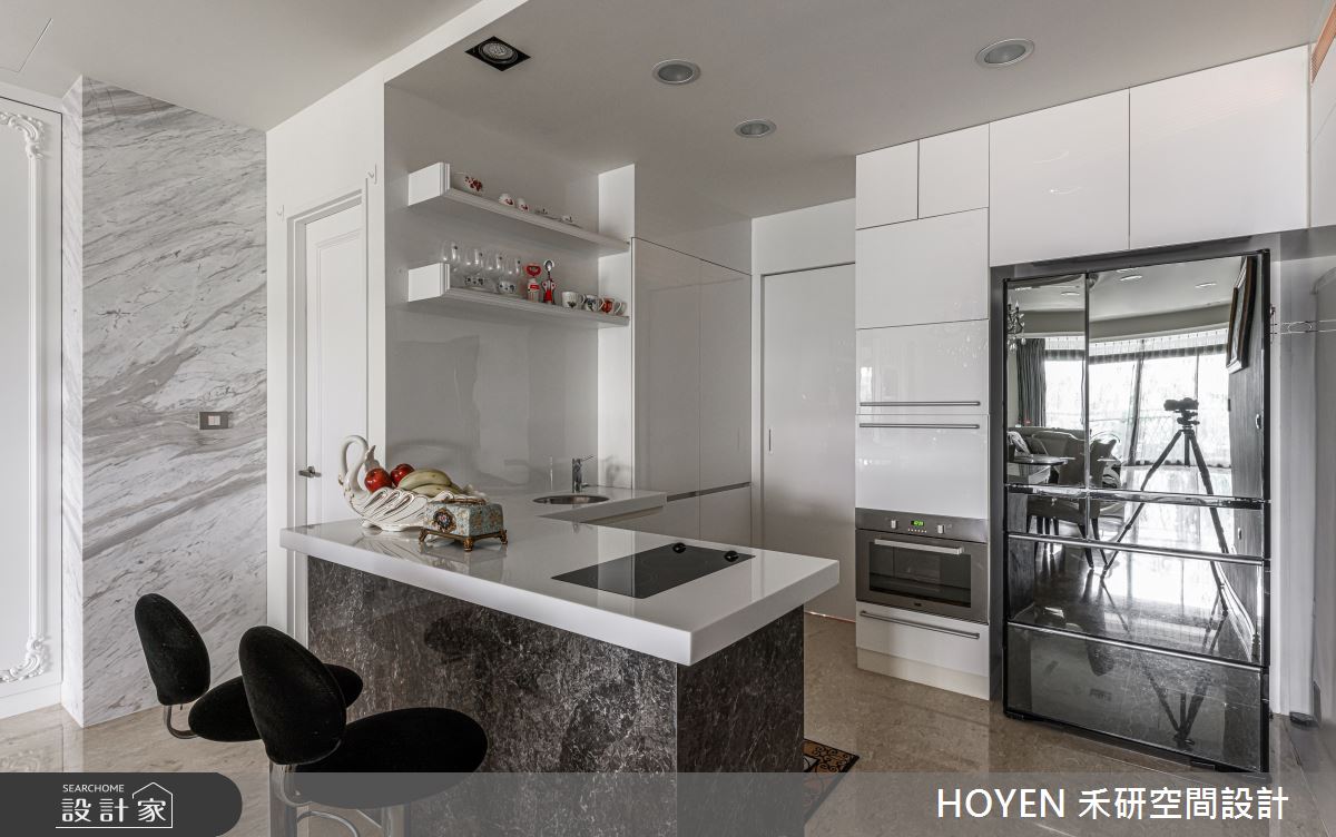80坪新成屋(5年以下)＿新古典廚房案例圖片＿禾研空間設計＿禾研_06.優雅的浪漫之12