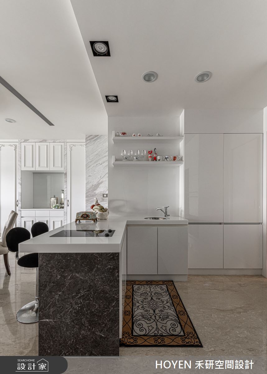80坪新成屋(5年以下)＿新古典廚房案例圖片＿禾研空間設計＿禾研_06.優雅的浪漫之13