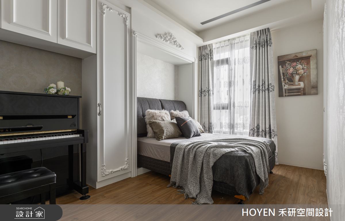 80坪新成屋(5年以下)＿新古典臥室案例圖片＿禾研空間設計＿禾研_06.優雅的浪漫之17