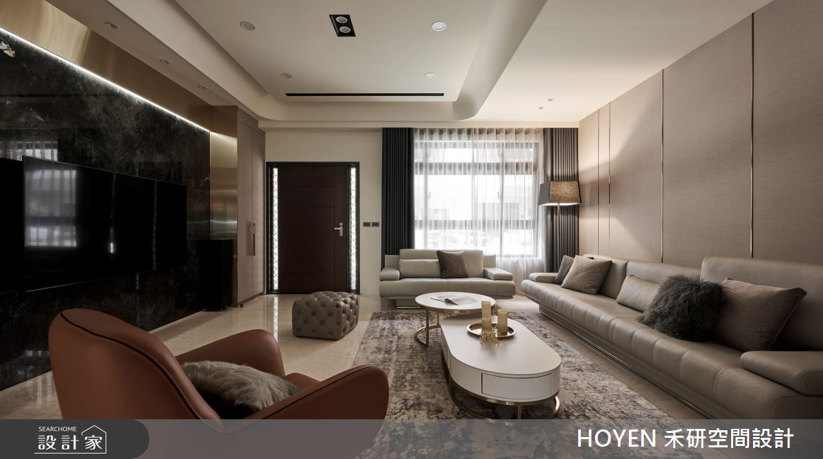 150坪新成屋(5年以下)＿現代風客廳案例圖片＿禾研空間設計＿禾研_07.流金歲月之5