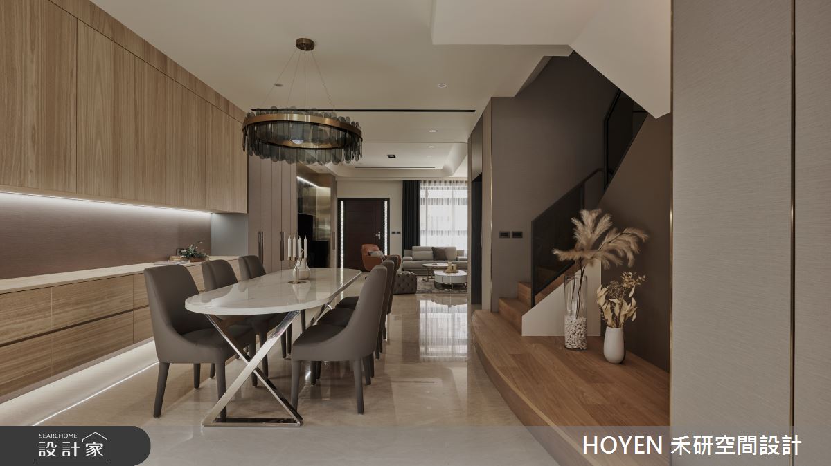 150坪新成屋(5年以下)＿現代風餐廳案例圖片＿禾研空間設計＿禾研_07.流金歲月之6