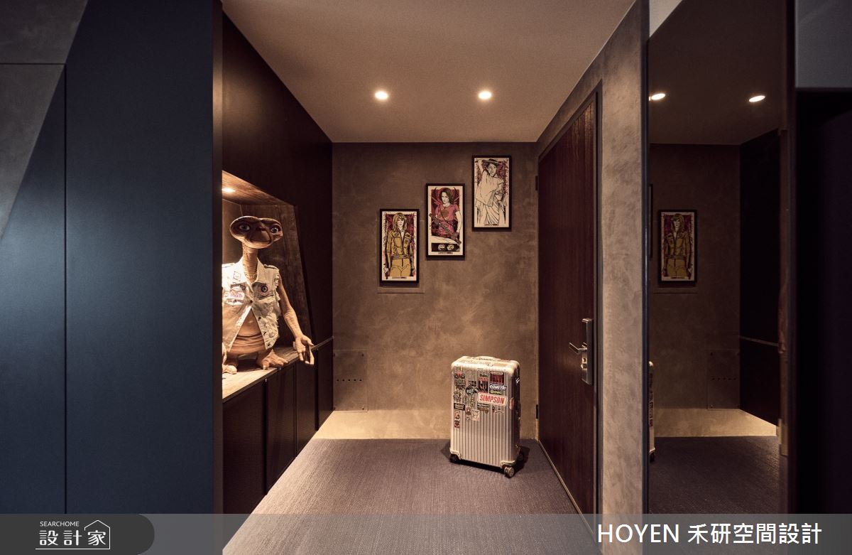 32坪中古屋(5~15年)＿工業風玄關案例圖片＿禾研空間設計＿禾研_08.自由靈魂之5