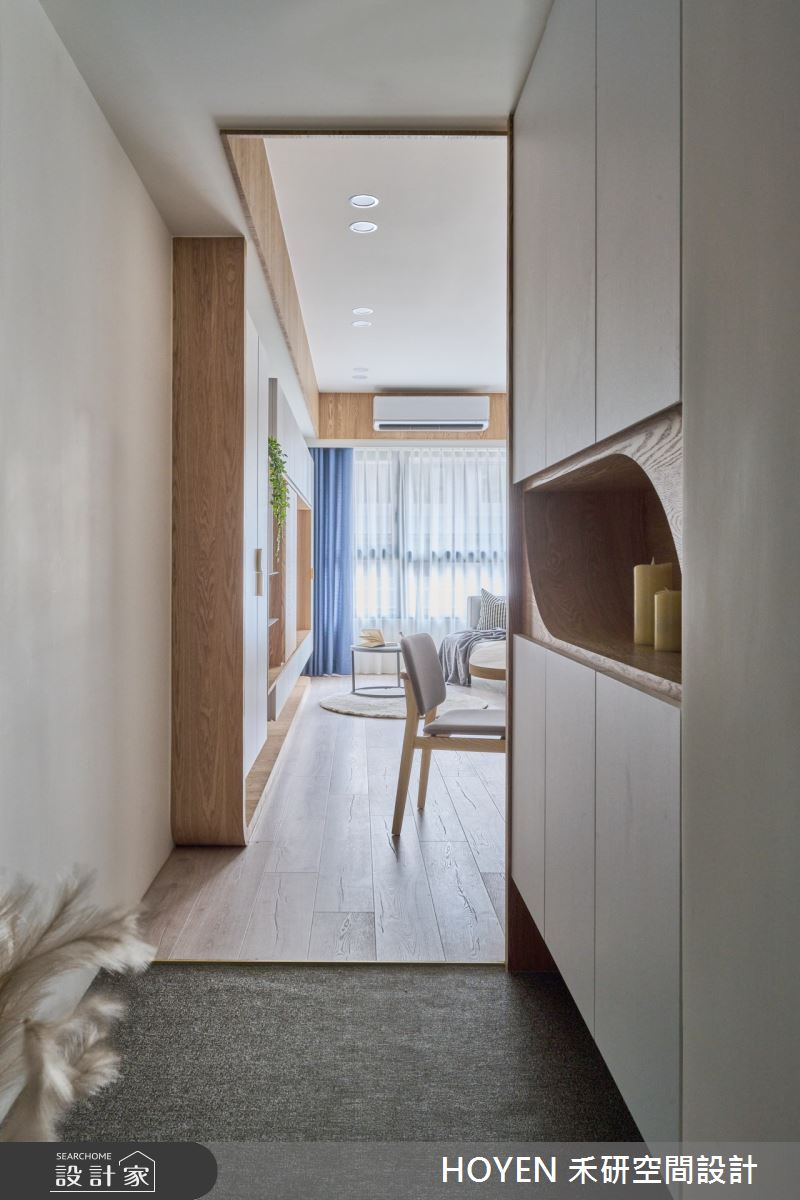 17坪預售屋＿北歐風玄關案例圖片＿禾研空間設計＿禾研_09.暮質之1