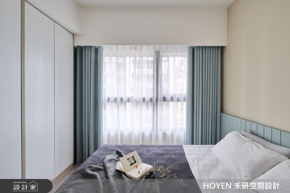 17坪預售屋＿北歐風臥室案例圖片＿禾研空間設計＿禾研_09.暮質之13