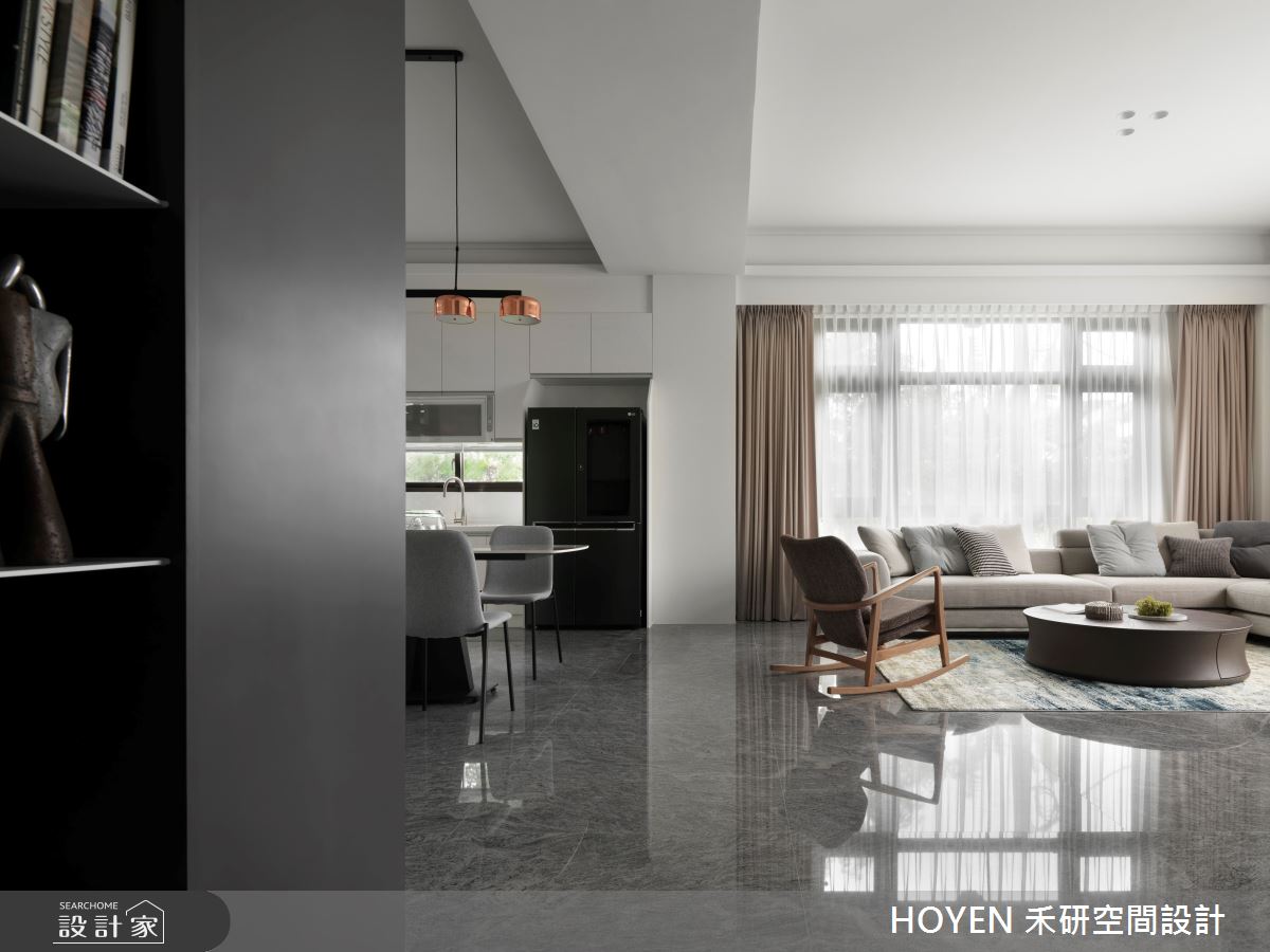 60坪中古屋(5~15年)＿現代風客廳案例圖片＿禾研空間設計＿禾研_11.界淨之5