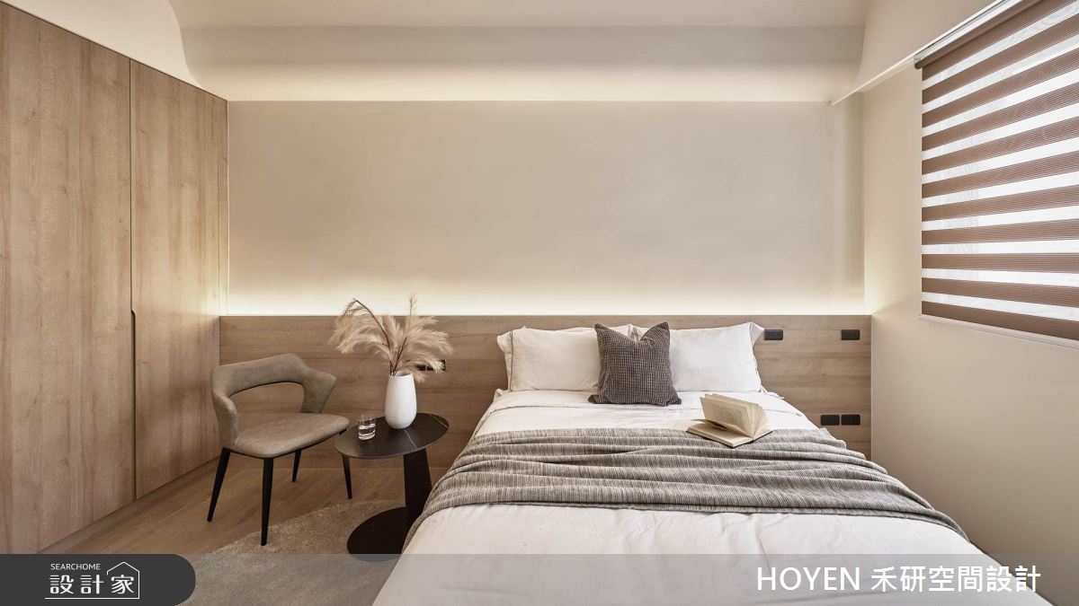 55坪新成屋(5年以下)＿北歐風臥室案例圖片＿禾研空間設計＿禾研_13.引韻之19