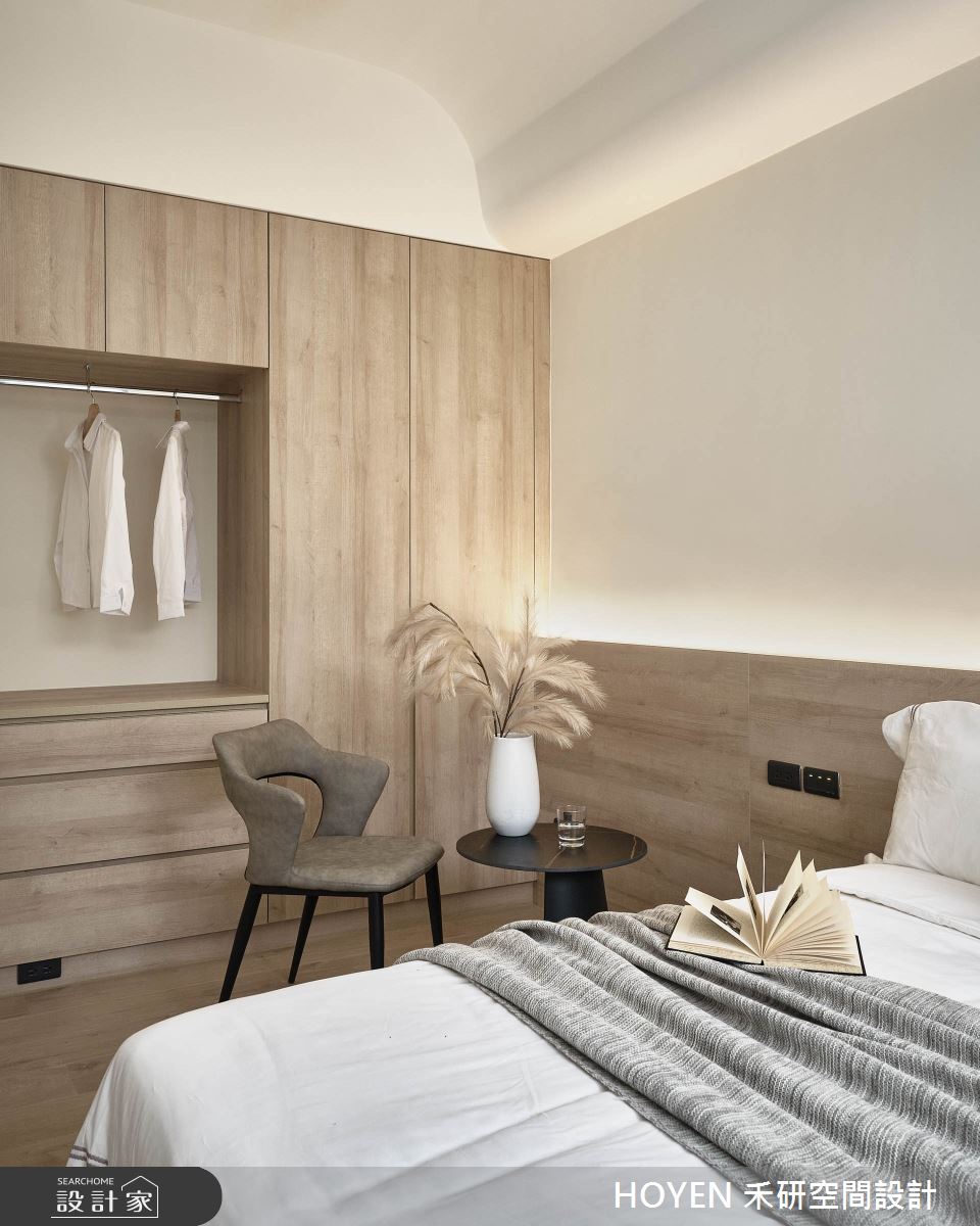 55坪新成屋(5年以下)＿北歐風臥室案例圖片＿禾研空間設計＿禾研_13.引韻之20