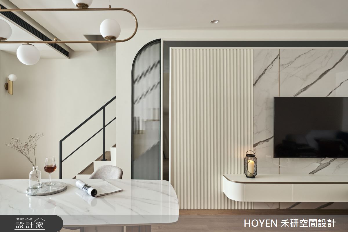 20坪中古屋(5~15年)＿美式風客廳餐廳樓梯案例圖片＿禾研空間設計＿禾研_14.享饗之13