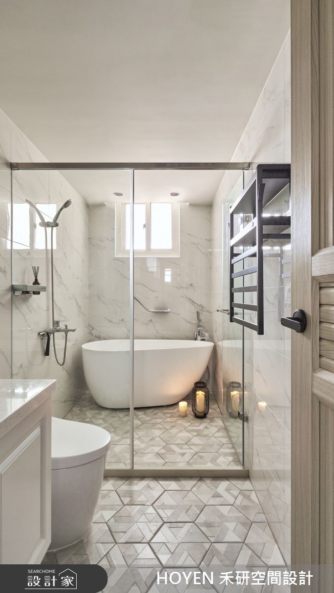 20坪中古屋(5~15年)＿美式風浴室案例圖片＿禾研空間設計＿禾研_14.享饗之20