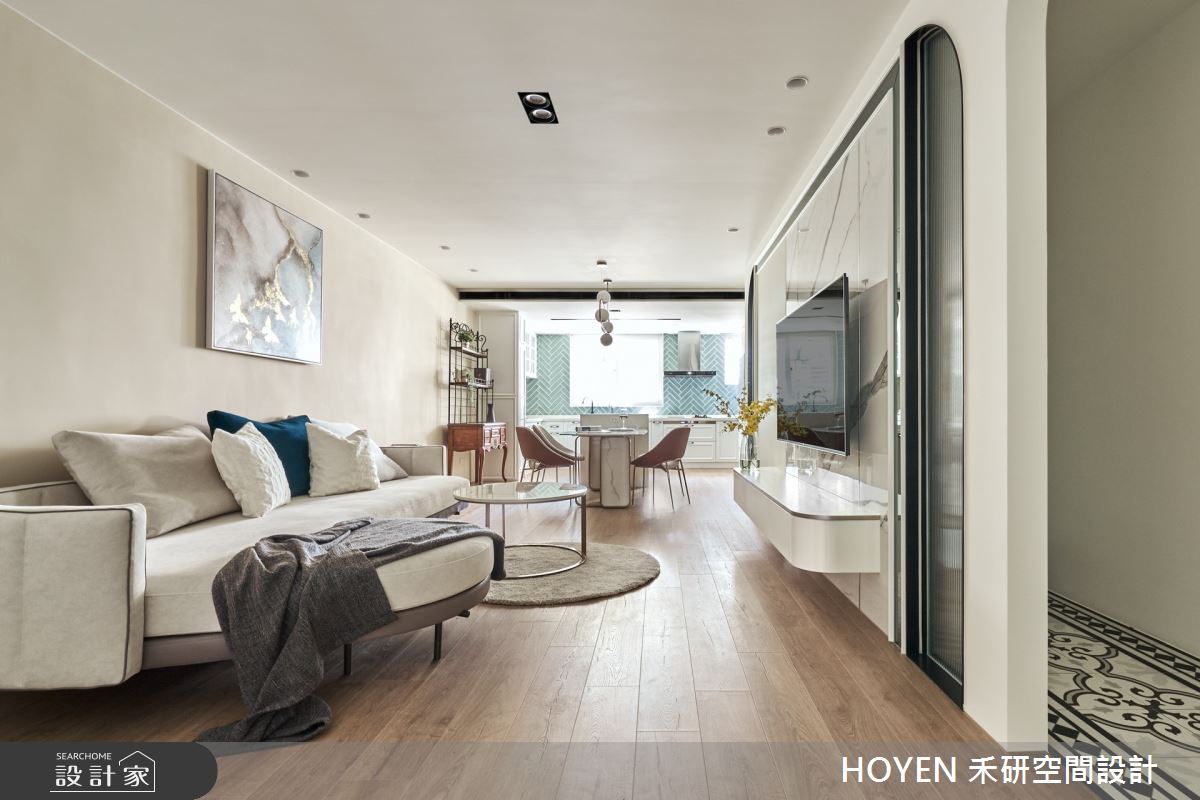 20坪中古屋(5~15年)＿美式風客廳餐廳廚房走廊案例圖片＿禾研空間設計＿禾研_14.享饗之5