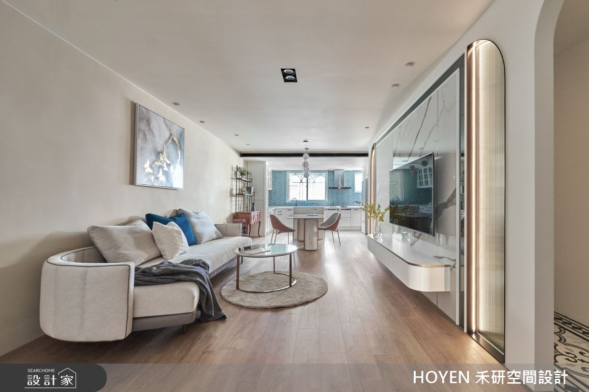 20坪中古屋(5~15年)＿美式風客廳餐廳廚房案例圖片＿禾研空間設計＿禾研_14.享饗之7