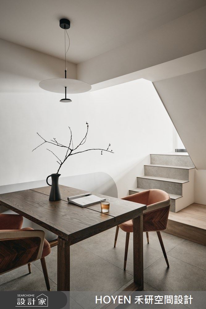 41坪老屋(31~40年)＿現代簡約風餐廳樓梯案例圖片＿禾研空間設計＿禾研_16.敘光之12