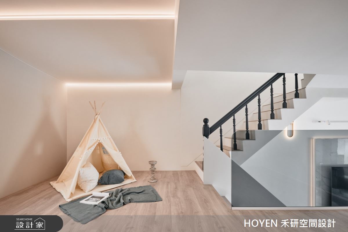 41坪老屋(31~40年)＿現代簡約風樓梯多功能室案例圖片＿禾研空間設計＿禾研_16.敘光之16