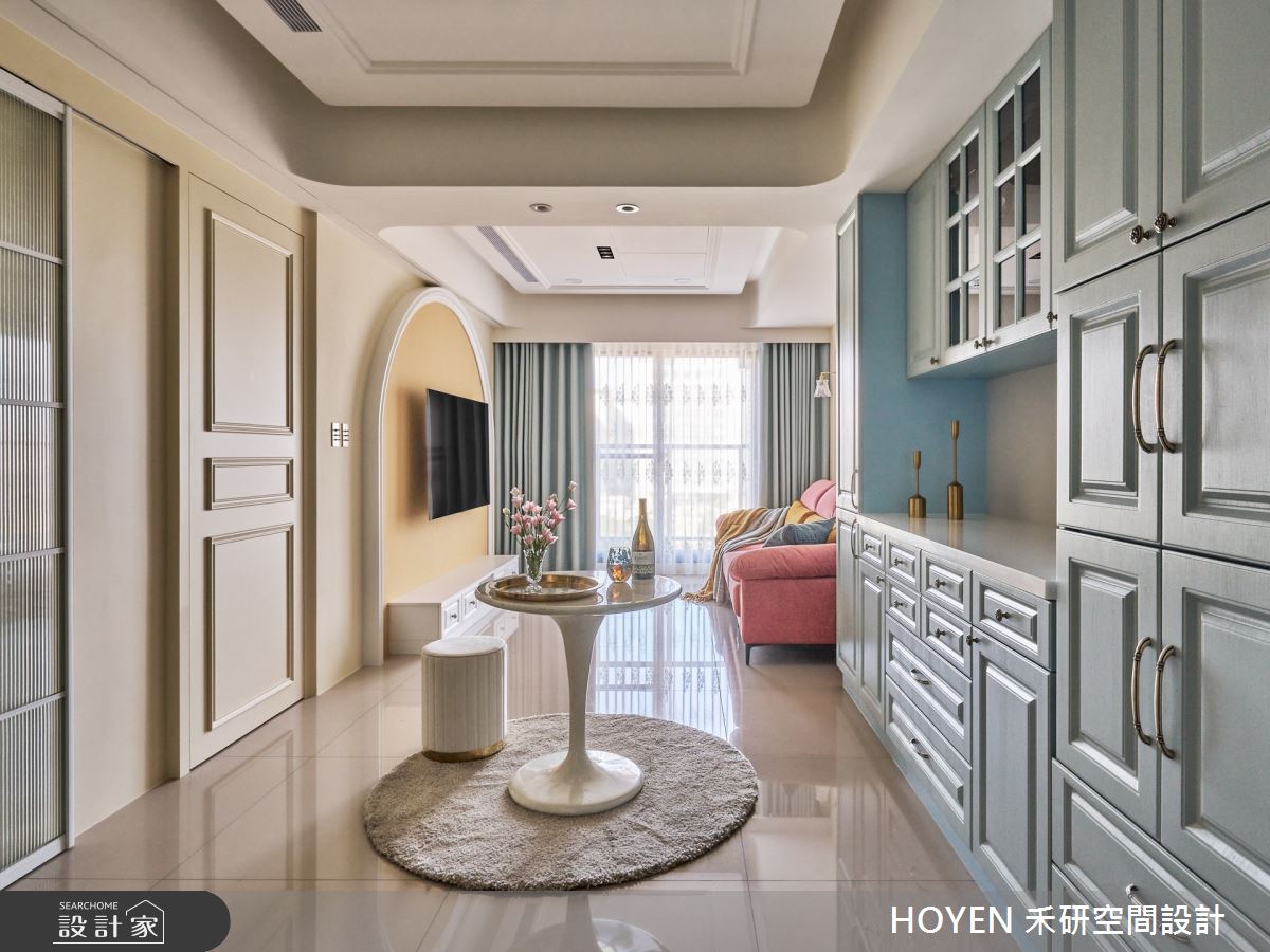 25坪新成屋(5年以下)＿美式風客廳餐廳案例圖片＿禾研空間設計＿禾研_17.珠光寶盒之6