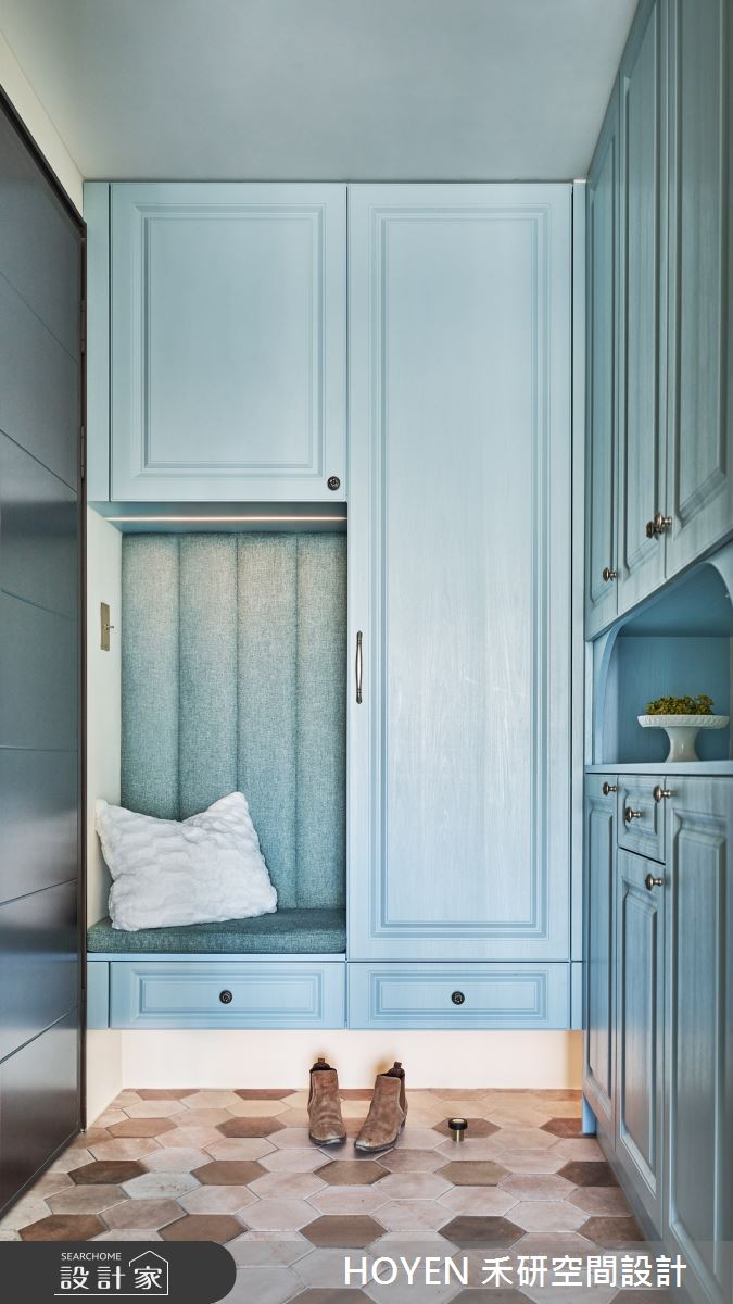 25坪新成屋(5年以下)＿美式風玄關案例圖片＿禾研空間設計＿禾研_17.珠光寶盒之9