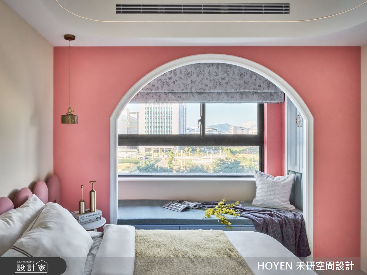 25坪新成屋(5年以下)＿美式風臥室臥榻案例圖片＿禾研空間設計＿禾研_17.珠光寶盒之11