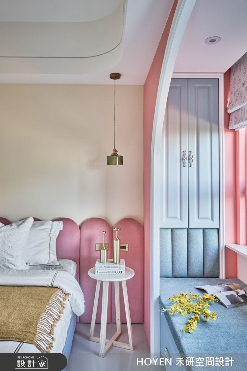 25坪新成屋(5年以下)＿美式風臥室臥榻案例圖片＿禾研空間設計＿禾研_17.珠光寶盒之13