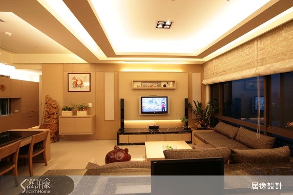 30坪新成屋(5年以下)＿休閒風客廳案例圖片＿江榮裕建築師+居逸室內設計＿江榮裕_20之4