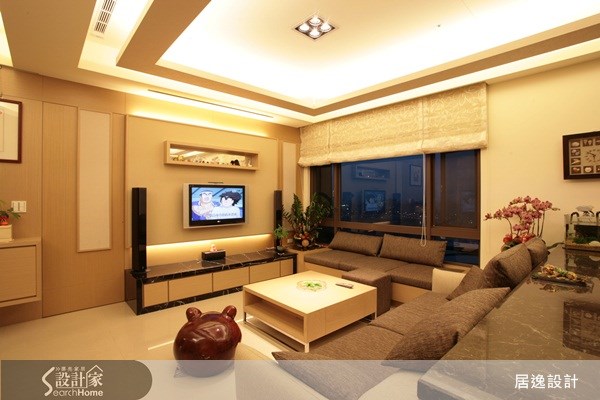 30坪新成屋(5年以下)＿休閒風客廳案例圖片＿江榮裕建築師+居逸室內設計＿江榮裕_20之3