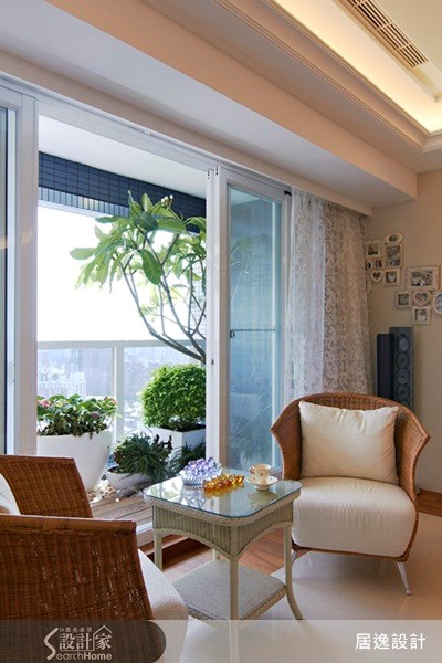 80坪新成屋(5年以下)＿鄉村風客廳案例圖片＿江榮裕建築師+居逸室內設計＿江榮裕_22之8