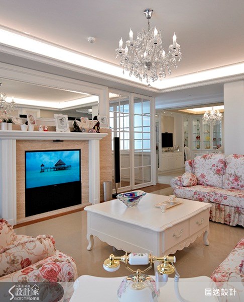 80坪新成屋(5年以下)＿鄉村風客廳案例圖片＿江榮裕建築師+居逸室內設計＿江榮裕_22之6