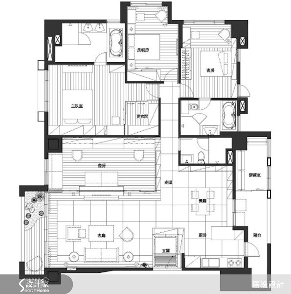 80坪新成屋(5年以下)＿鄉村風案例圖片＿江榮裕建築師+居逸室內設計＿江榮裕_22之27