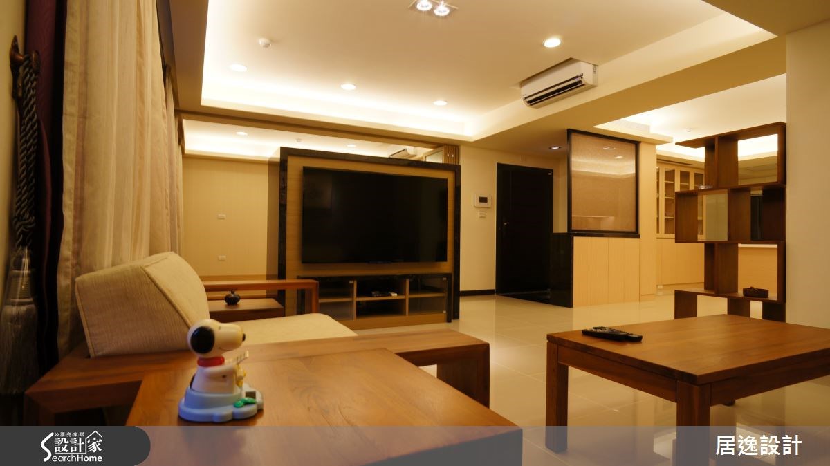 50坪＿休閒風客廳案例圖片＿江榮裕建築師+居逸室內設計＿江榮裕_23之4