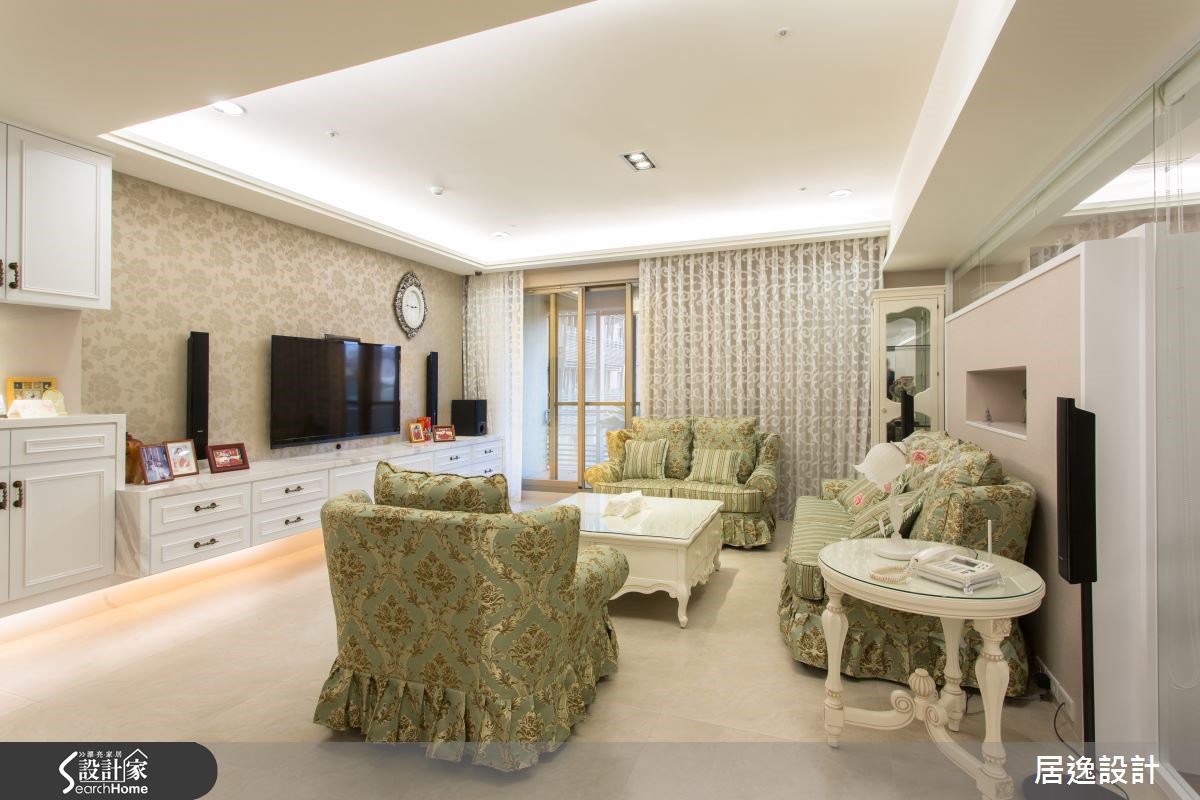 46坪＿鄉村風客廳案例圖片＿江榮裕建築師+居逸室內設計＿江榮裕_24之3