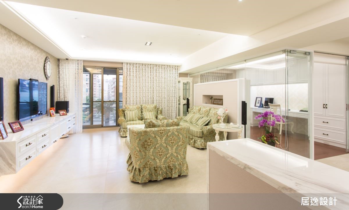 46坪＿鄉村風客廳案例圖片＿江榮裕建築師+居逸室內設計＿江榮裕_24之9