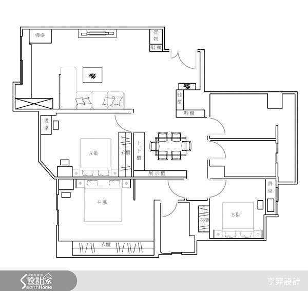 45坪新成屋(5年以下)＿現代風案例圖片＿亨羿生活空間設計＿亨羿_40之10