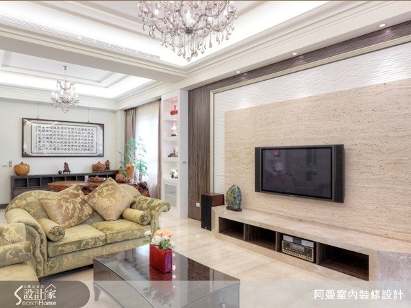 119坪新成屋(5年以下)＿混搭風客廳案例圖片＿阿曼空間設計＿阿曼_09之2