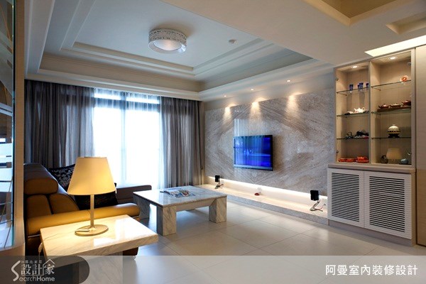 36坪新成屋(5年以下)＿現代風客廳案例圖片＿阿曼空間設計＿阿曼_10之7